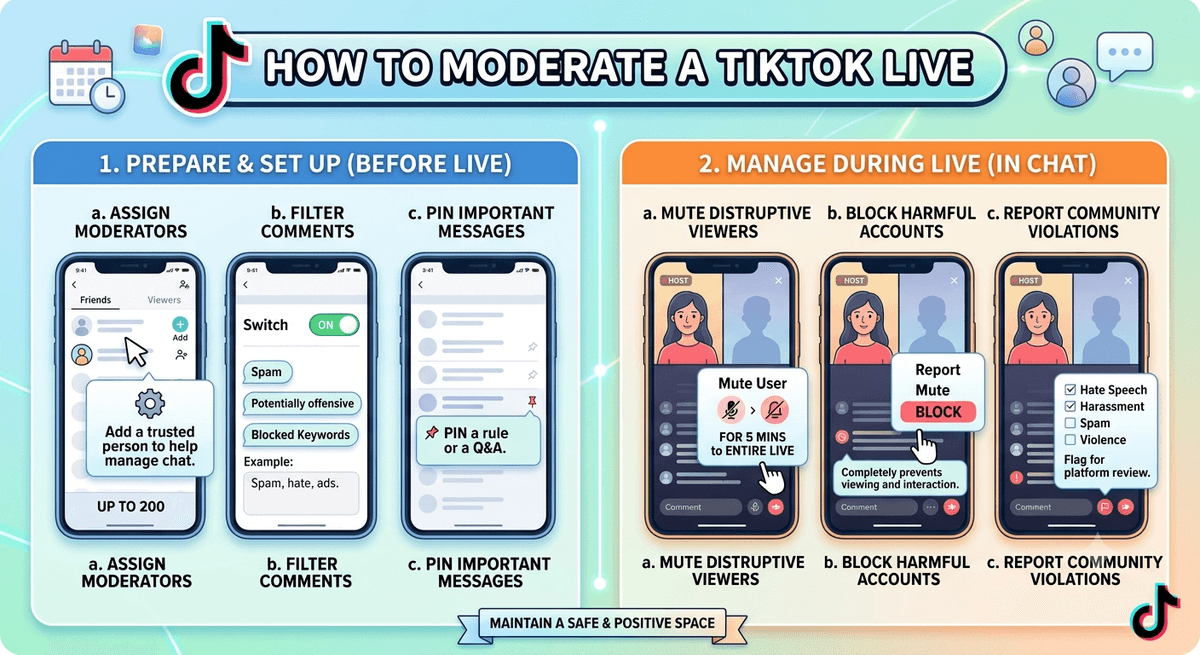 How to Moderate a TikTok LIVE