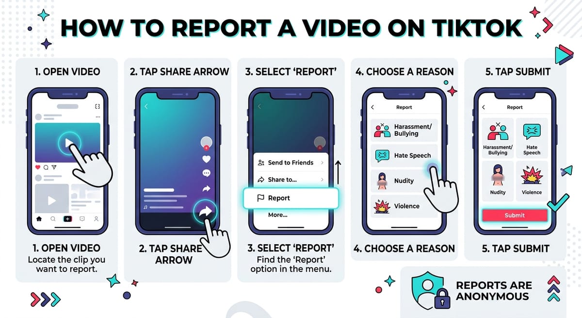 How to Report a Video on TikTok