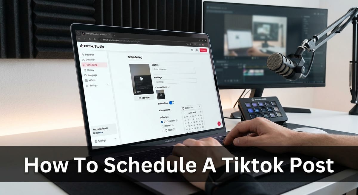How To Schedule A TikTok Post?