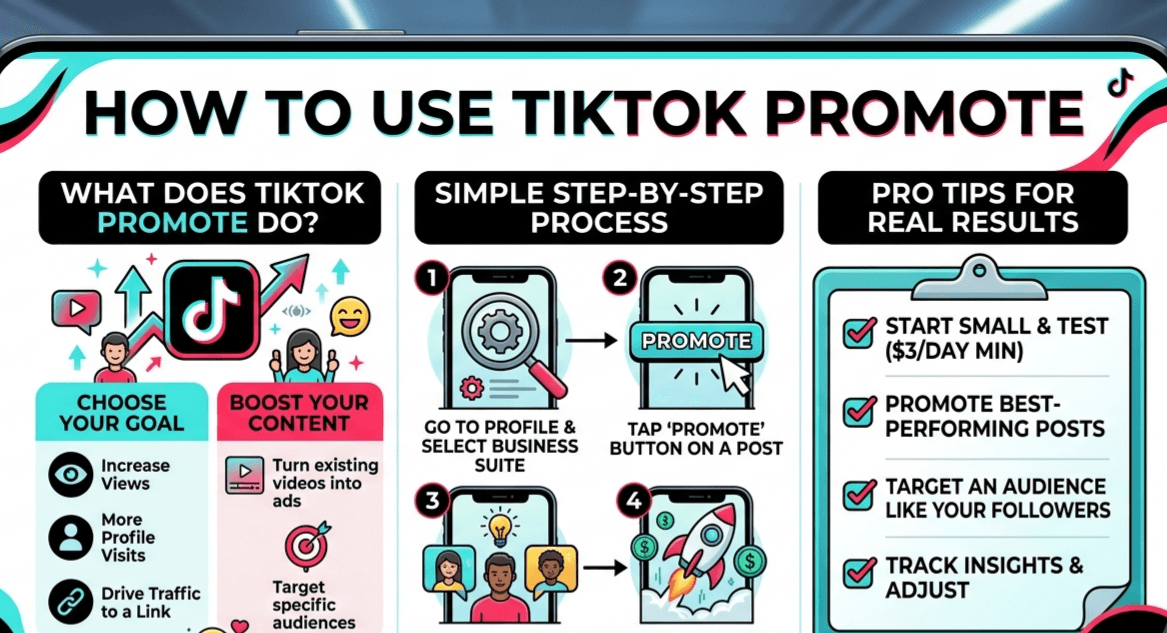 How to Use TikTok Promote in 2026 A Full Walkthrough