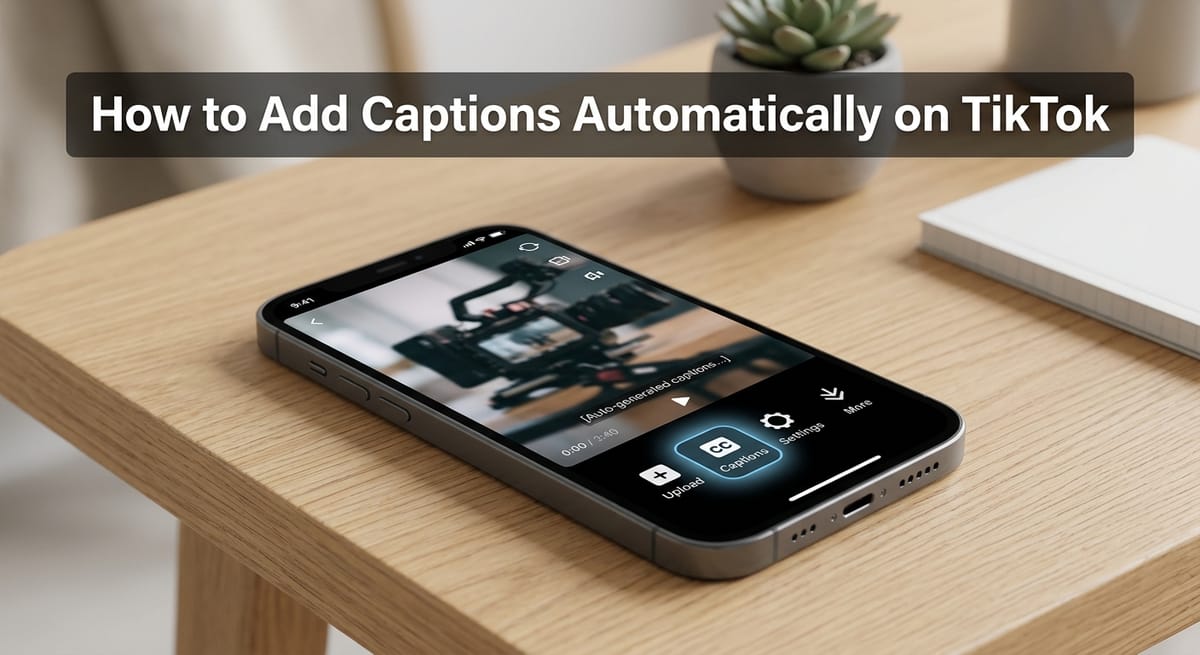 How to Add Captions Automatically on TikTok?