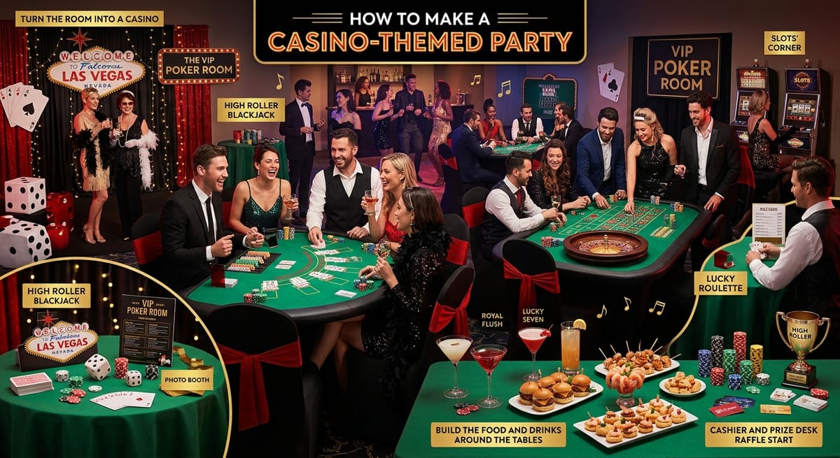 How to Make a Casino Themed Party