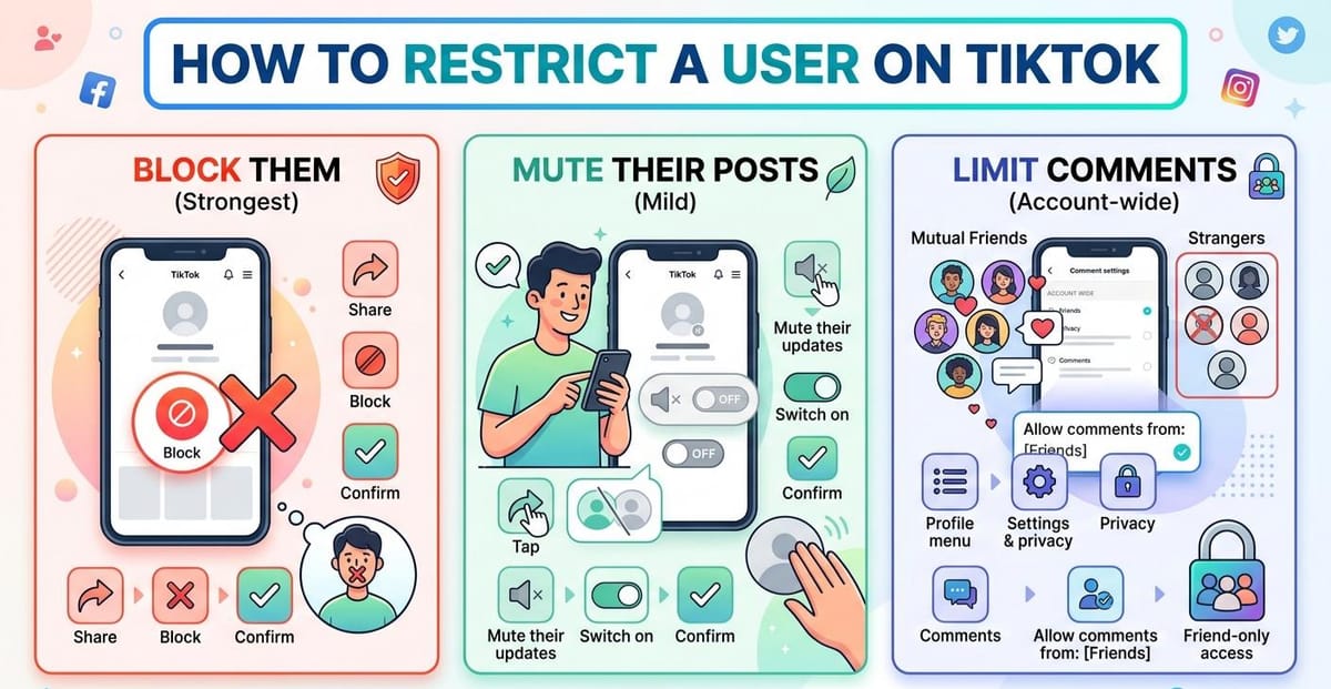 How to Restrict a User on TikTok