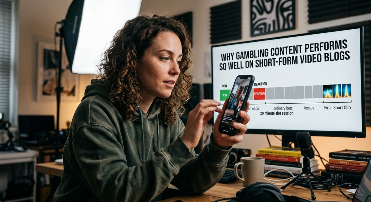 Why Gambling Content Performs So Well on Short-Form Video Blogs?