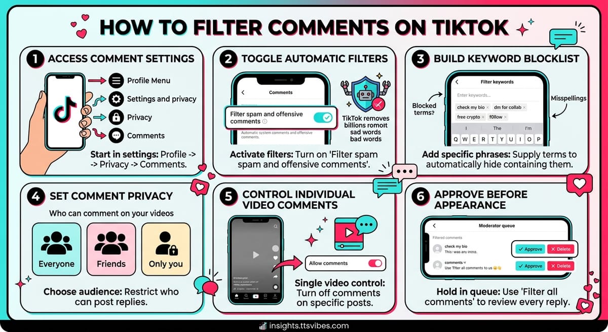 How to Filter Comments on TikTok?