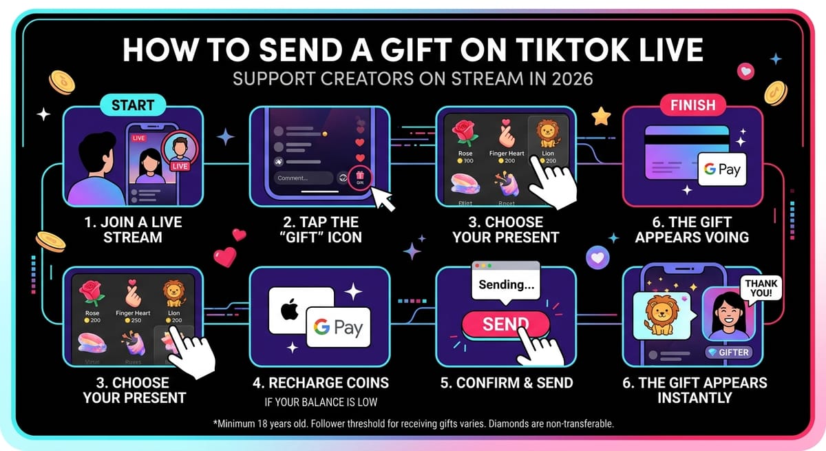 How to Send a Gift on TikTok LIVE