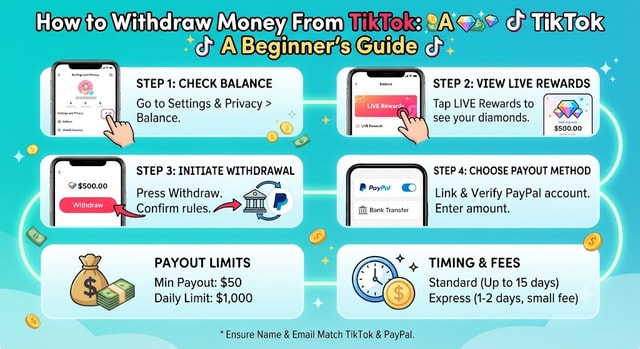 How to Withdraw Money From TikTok A Beginner's Guide